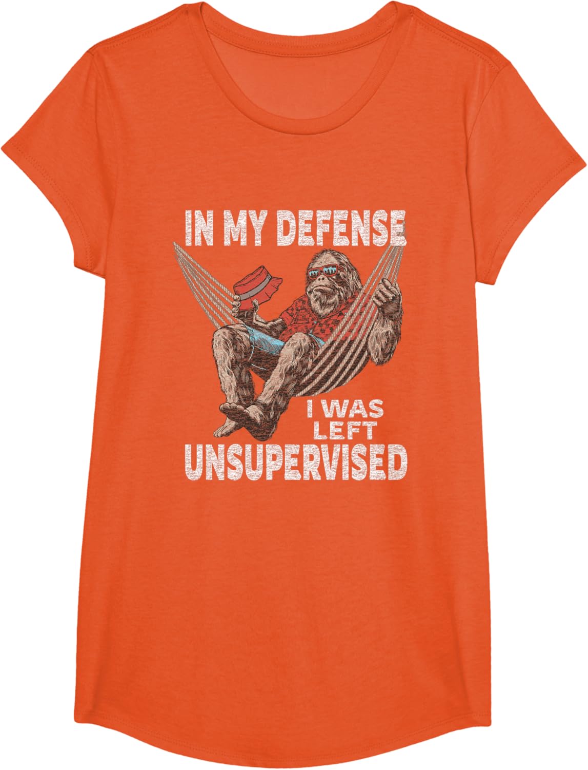 in My Defense I was Left Unsupervised Graphic Funny Saying T-Shirt